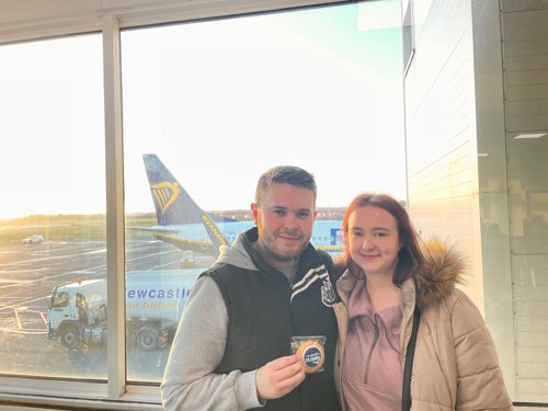 Ryanair Passengers Ben and Lucy