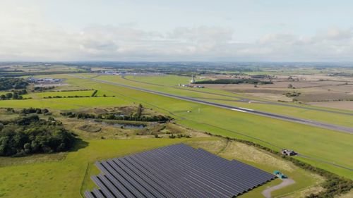 Newcastle Airport Solar farm